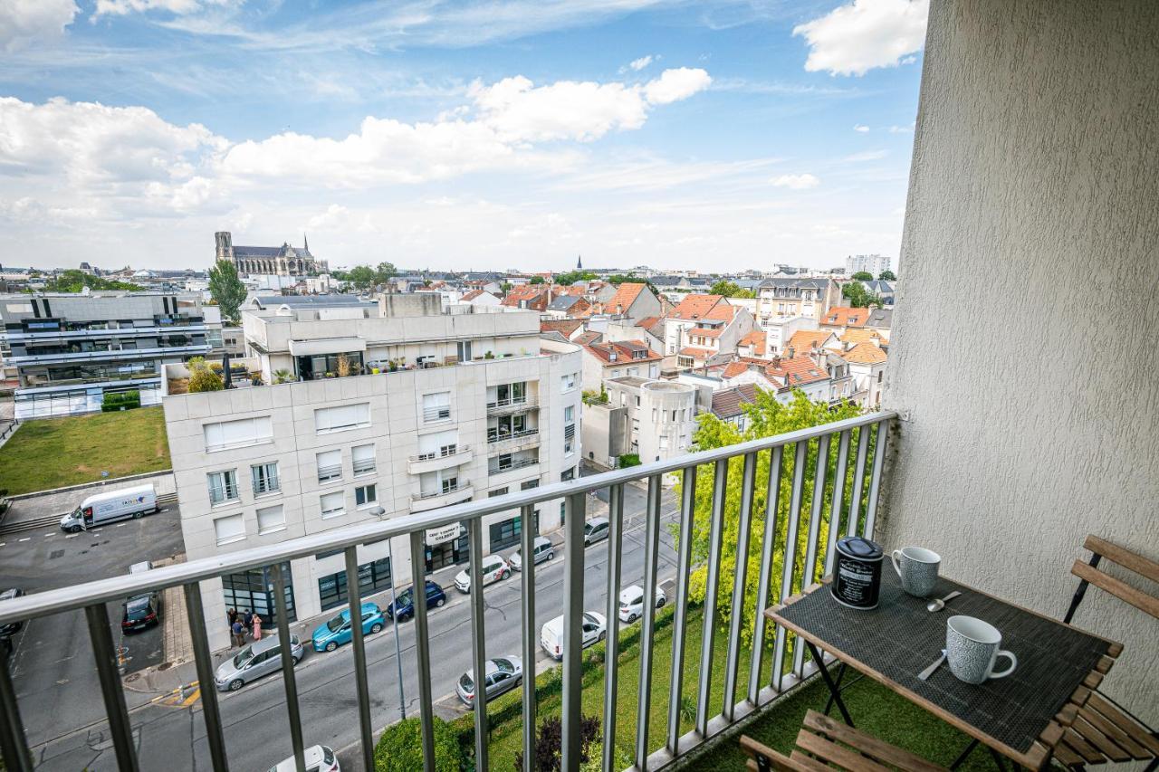 Le Septieme - Vue Cathedrale - Saint Remi Apartment Reims Ngoại thất bức ảnh